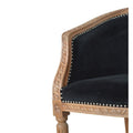 Noir Velvet Accent Chair-Kulani Home