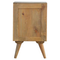 Nordic Elegance 4-Drawer Solid Wood Bedside Table-Kulani Home