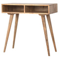 Nordic Elegance Solid Wood Writing Desk-Kulani Home