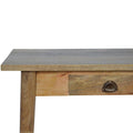 Nordic Elegance Solid Wood Writing Desk with 2 Drawers-Kulani Home