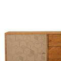 Nordic Oak Sideboard: A Modern Storage Solution with a Touch of Glamour-Kulani Home