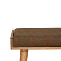 Nordic Tweed Tray Footstool-Kulani Home