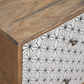 Oak-Ish 2-Drawer Bedside Table-Kulani Home