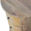 Oak-Ish 3-Drawer Drum Chest-Kulani Home