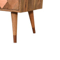 Oak-ish Copper Inlay Coffee Table-Kulani Home