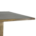 Oak-ish Extendable Butterfly Dining Table-Kulani Home