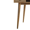 Oak-isk Solid Wood Corner Writing Desk-Kulani Home