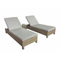 Oasis Sun Lounger Set with Table - Nature's Bliss-Kulani Home