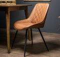 Oslo Tan Dining Chair: The Exquisite Elegance-Kulani Home