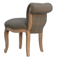 Petite Multi Tweed French Chair: A Chantilly Style Masterpiece-Kulani Home