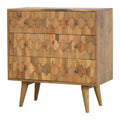 Pineapple Carved Solid Wood Chest-Kulani Home