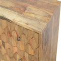 Pineapple Carved Solid Wood Chest-Kulani Home