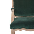 Regal Emerald Green Velvet French Style Chair: A Timeless Masterpiece of Elegance and Luxury-Kulani Home