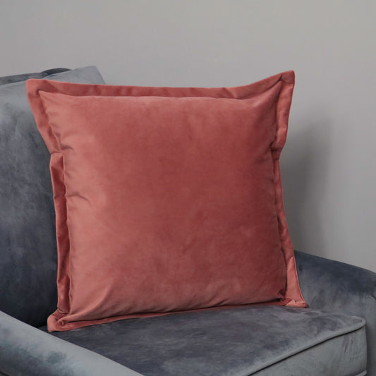 Rose Velvet Cushion - Feather Filled-Kulani Home