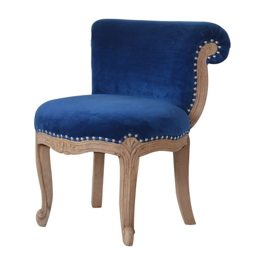 Sapphire Studded Accent Chair-Kulani Home