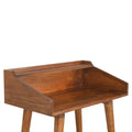 Solid Mango Wood Writing Desk with Nordic-Style Legs-Kulani Home