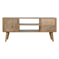 Solid Timber Leaf Resin Entertainment Console-Kulani Home