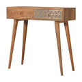 Solid Wood Console Table with Nordic-Inspired Design-Kulani Home