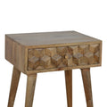 Solid Wood Nordic Cube Bedside Table-Kulani Home