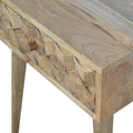 Solid Wood Nordic Cube Bedside Table-Kulani Home
