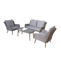 Sophisticate 4-Seater Wicker Sofa Set-Kulani Home