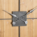 Square Timber Wall Clock-Kulani Home