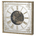 The Elegant Timepiece: Mirrored Square Framed Clock with Mesmerizing Moving Mechanism-Kulani Home