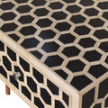 The Exquisite Honeycomb Bone Inlay Console Table-Kulani Home