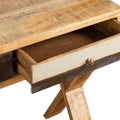 The Exquisite Reclaimed Industrial Console with Cross Leg Design-Kulani Home
