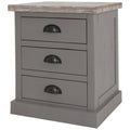 The Heritage Collection Three Drawer Bedside Cabinet-Kulani Home