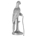 The Opulent Avian Silver Table Lamp-Kulani Home