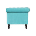 The Regal Aqua Velvet Chesterfield Sofa: A Luxurious Statement Piece for Your Home-Kulani Home