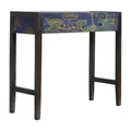The Regal Midnight Blossom Console Table-Kulani Home