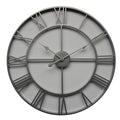 The Regal Silver Timepiece: Exquisite Outdoor Skeleton Wall Clock-Kulani Home