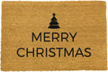 Traditional Merry Christmas Greeeting Doormat-Kulani Home