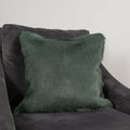 Turquoise Goatskin Cushion-Kulani Home