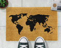 World Map Doormat-Kulani Home