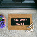 Yes Way Rose Glitter Doormat-Kulani Home