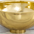 Gold Polished Bowl: Versatile Statement Piece