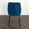 Chesterfield Navy Blue Chairs (2-pack)