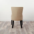 Beige Textured Dining Chairs - Set of 2