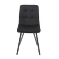 Squared Black Dining Chair (set of 2)