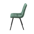 Squared Green Dining Chair (set of 2)