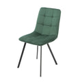 Squared Green Dining Chair (set of 2)