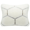 Cashmere Wool Cushion - Natural Hex