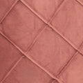 Rose Velvet Diamond Cushion - Feather Filled