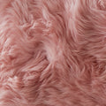 Blush Pink Sheepskin Cushion