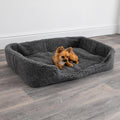 Merino Wool Pet Bed - grey