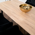 Light Oak Dining Table Set, Extendable