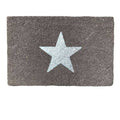'Sparkling Stardust' Welcome Doormat In Grey